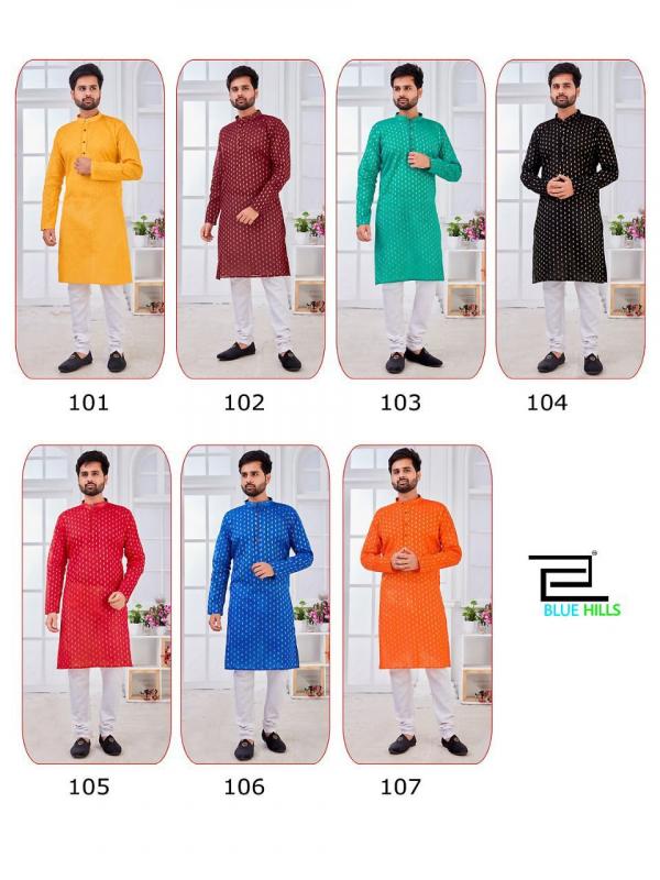 Blue Hills Mens Fancy Designer Kurta Collection